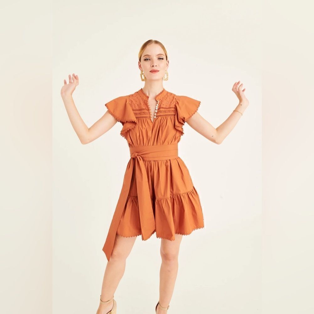 Secret Mission | Bartolina Dress - Dusty Orange NWT Size L​